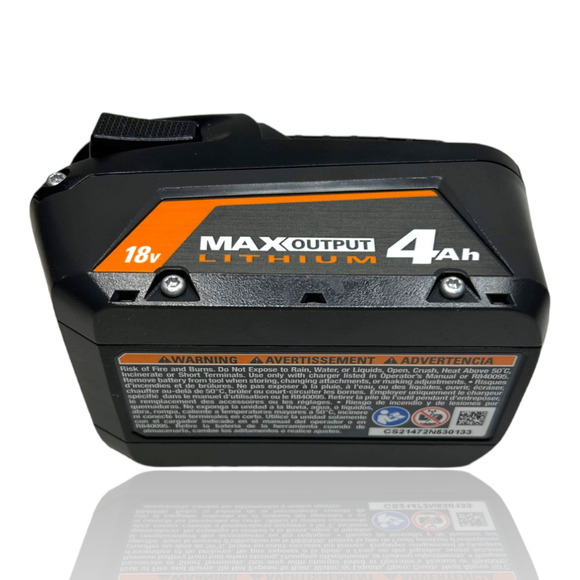 RIDGID  18V 4.0 Ah MAX Output Lithium-Ion Battery - Picture 7 of 8